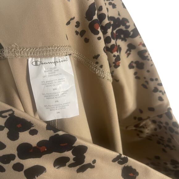 Champion NWT Women's‎ Plus Size XXL Sport Soft Touch Eco High Rise Tight - Picture 9 of 12